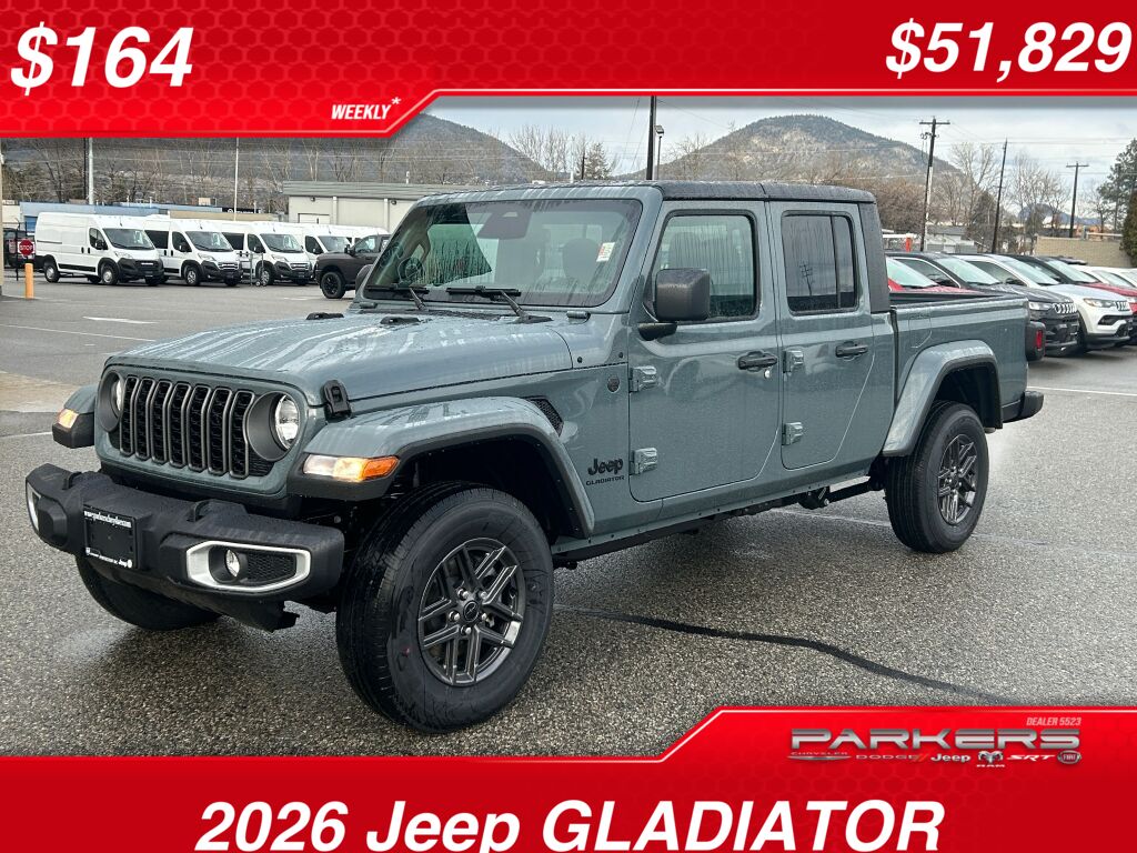 Anvil 2026 Jeep Gladiator Pickup Truck Four-Wheel Drive 8-Speed Automatic
