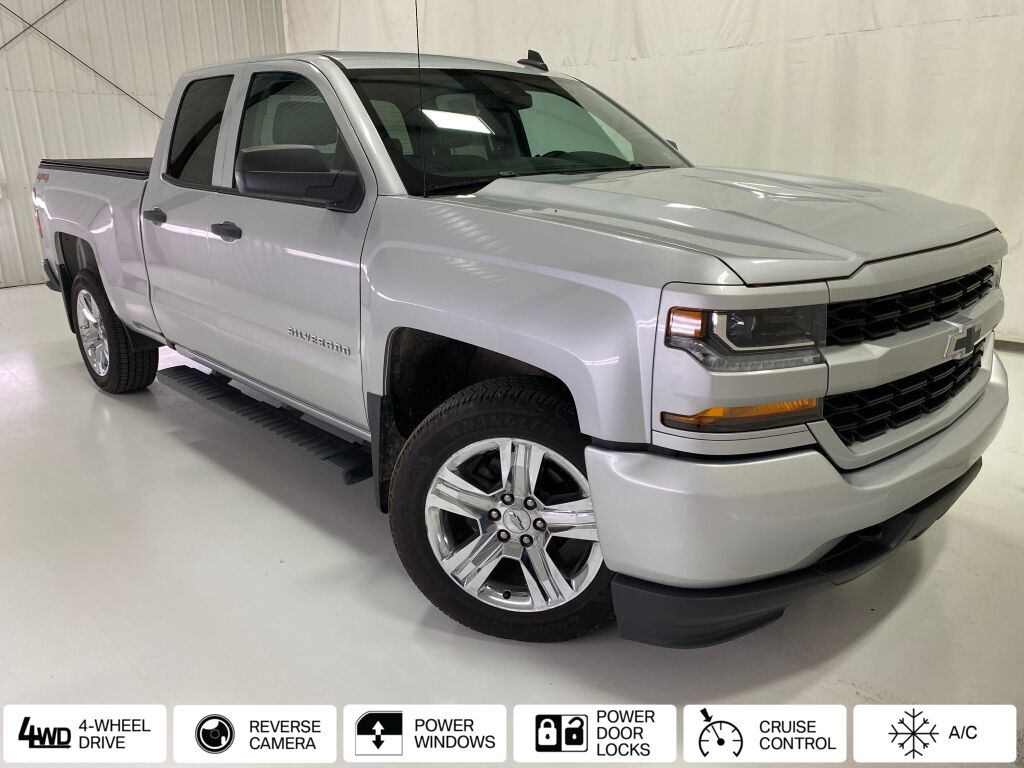 2018 Chevrolet Silverado 1500 Custom Silver Ice Metallic at Carlisle Cadillac Buick GMC
