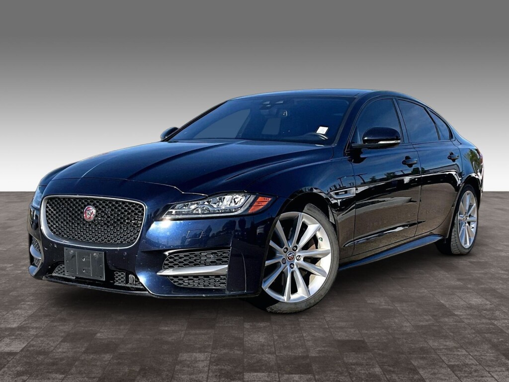 Blue 2017 Jaguar XF Sedan All-Wheel Drive Automatic