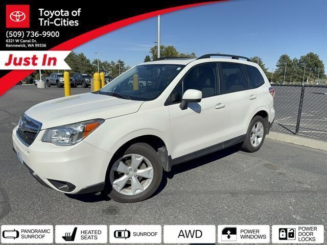 Crystal White Pearl 2016 Subaru Forester SUV / Crossover All-Wheel Drive Continuously Variable Transmission