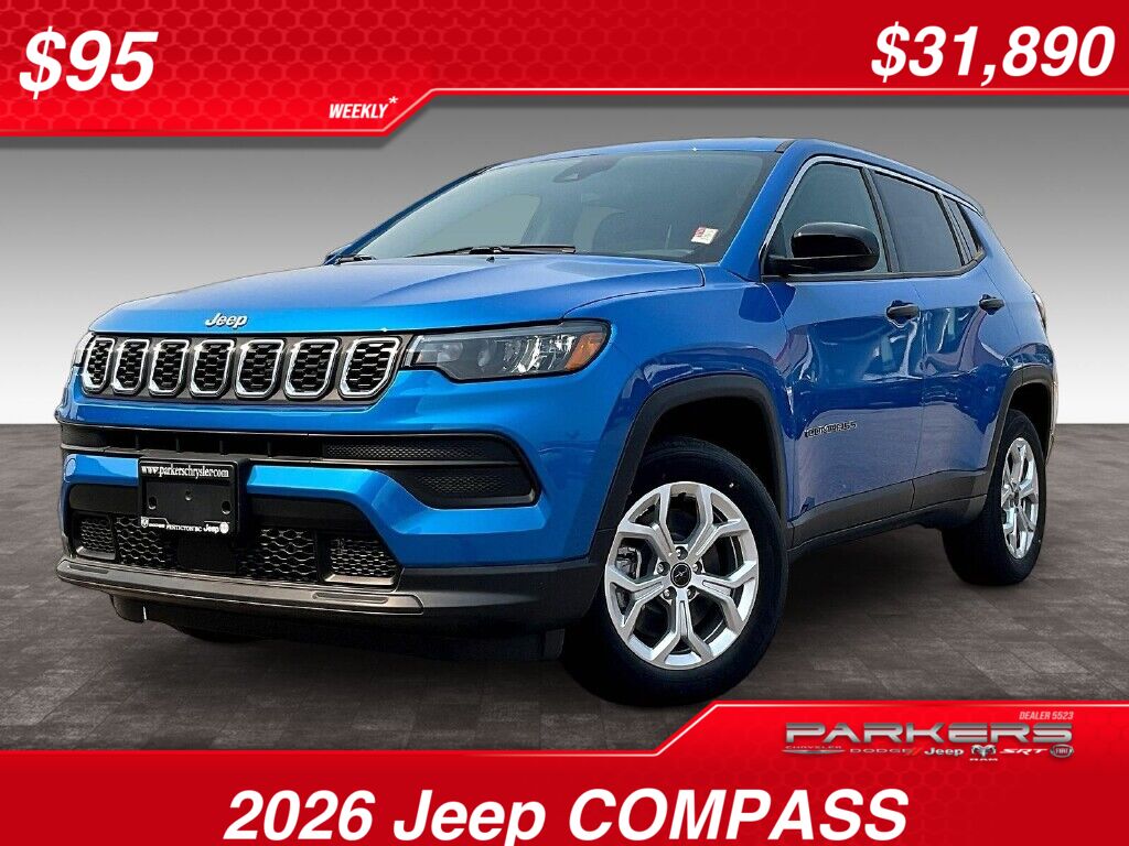 Hydro Blue Pearl 2026 Jeep Compass SUV / Crossover 8-Speed Automatic