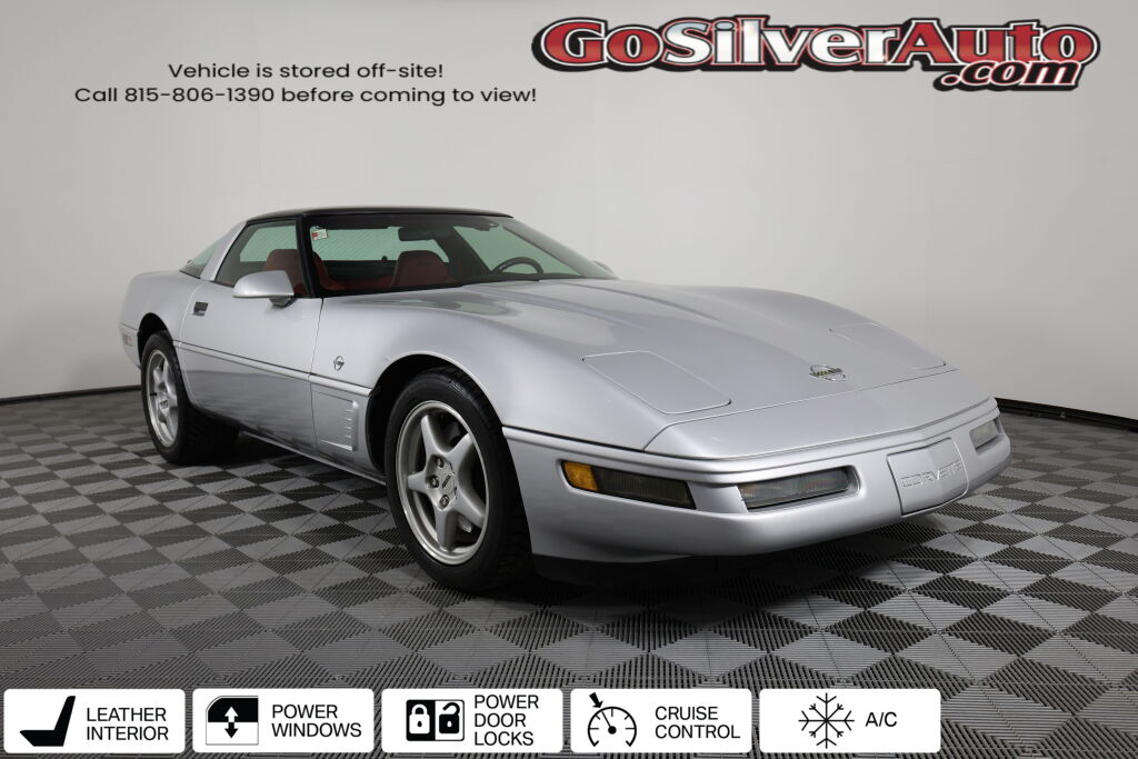 Silver 1996 Chevrolet Corvette Coupe Rear-Wheel Drive 4-Speed Automatic