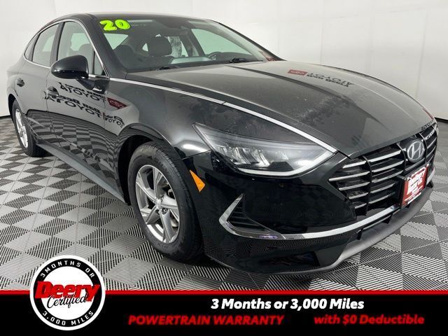 Phantom Black 2020 Hyundai Sonata Sedan Front-Wheel Drive 8-Speed Automatic Overdrive