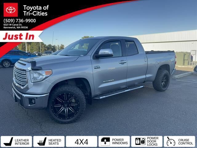 Silver Sky Metallic 2016 Toyota Tundra Pickup Truck Four-Wheel Drive 6-Speed Automatic