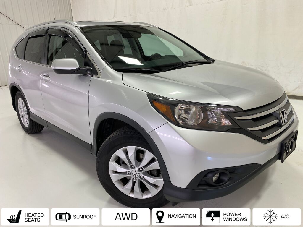 2013 Honda CR-V EX-L Alabaster Silver Metallic at Subaru and VW of Moon Township