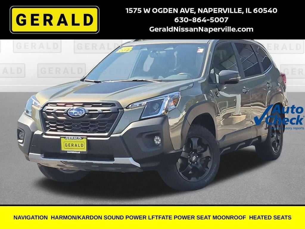 Autumn Green Metallic 2022 Subaru Forester SUV / Crossover All-Wheel Drive Continuously Variable Transmission