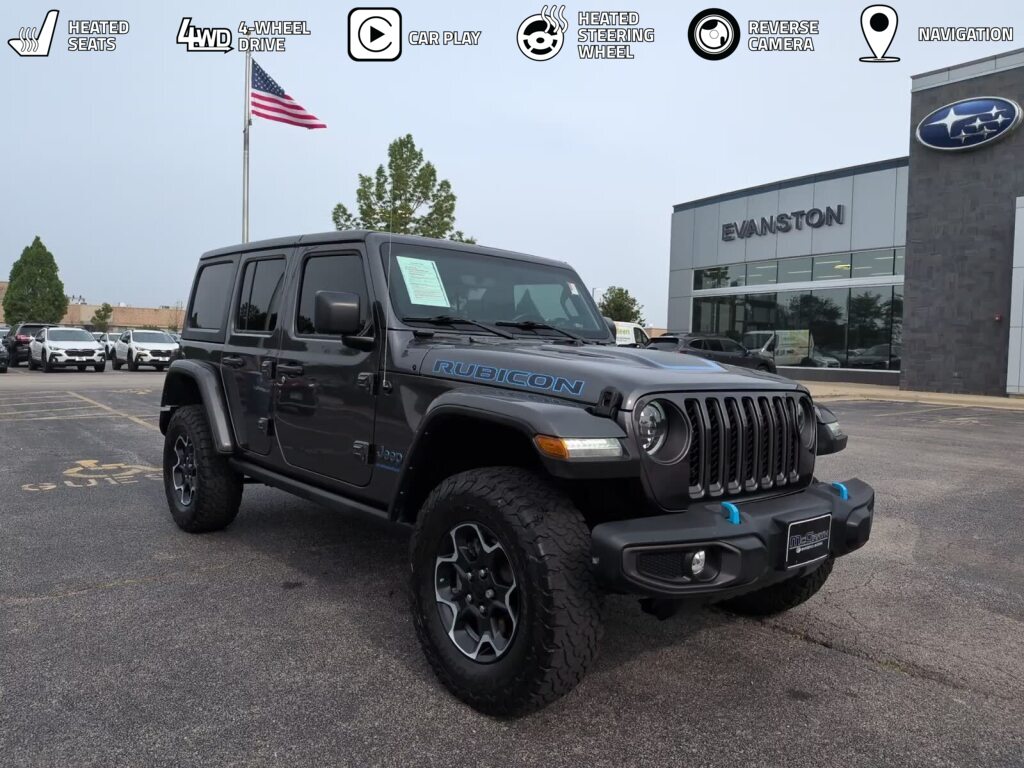 Gray (Granite Crystal Metallic Clearcoat) 2023 Jeep Wrangler 4xe SUV / Crossover Four-Wheel Drive 8-Speed Automatic