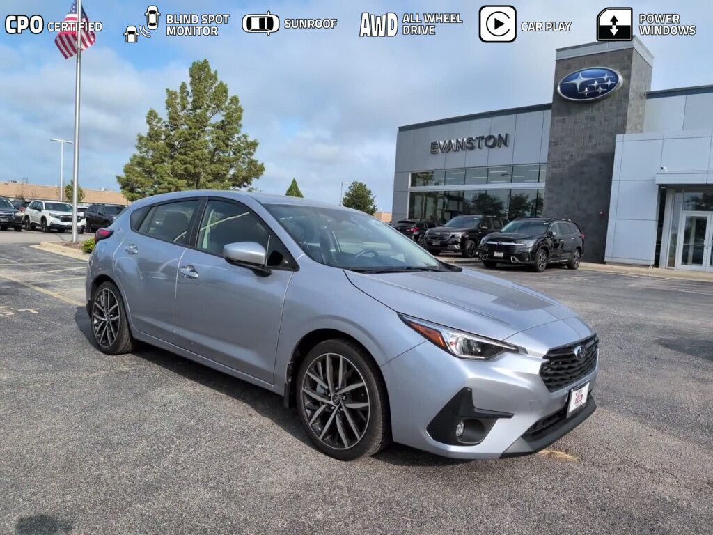 Ice Silver Metallic 2026 Subaru Impreza Wagon All-Wheel Drive Continuously Variable Transmission