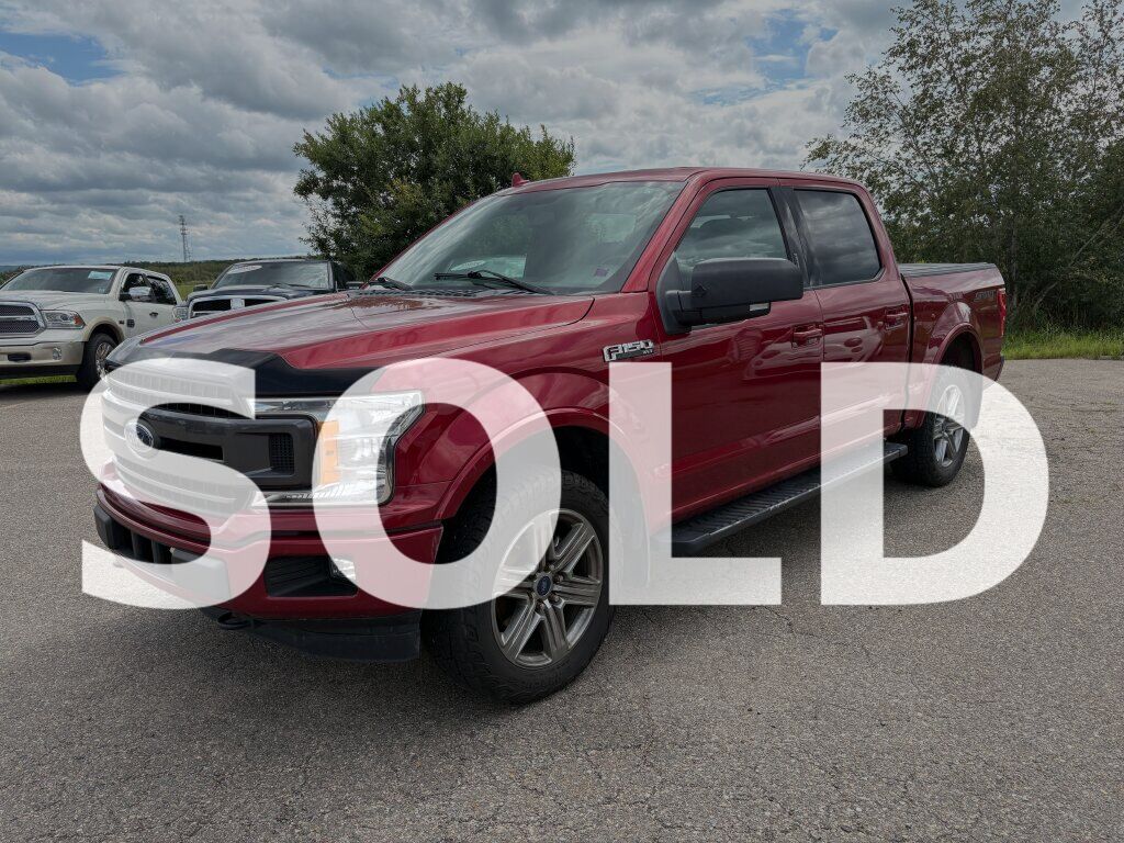 Red 2018 Ford F-150 Pickup Truck Four-Wheel Drive 6-Speed Automatic