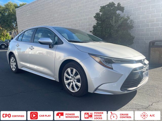Classic Silver Metallic 2024 Toyota Corolla Sedan Front-Wheel Drive Continuously Variable Transmission