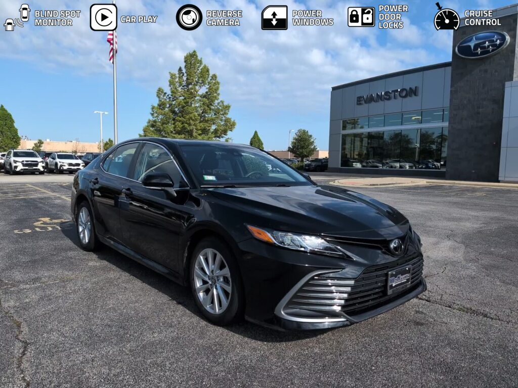 Midnight Black Metallic 2023 Toyota Camry Sedan Front-Wheel Drive 8-Speed Automatic