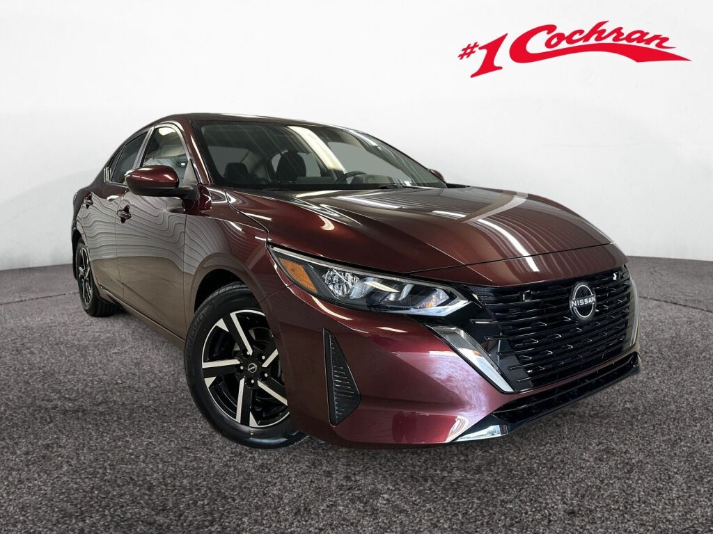 Rosewood Metallic 2024 Nissan Sentra Sedan Front-Wheel Drive Continuously Variable Transmission