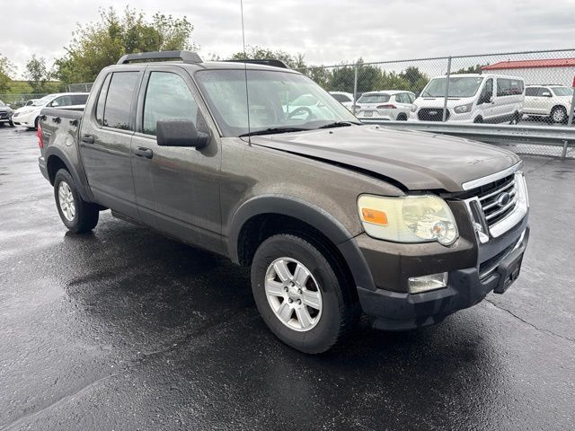 Green 2008 Ford Explorer Sport Trac Pickup Truck 4X2 5-Speed Automatic