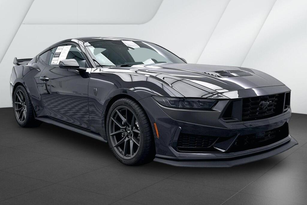 Dark Matter Gray Metallic 2024 Ford Mustang Coupe Rear-Wheel Drive Automatic