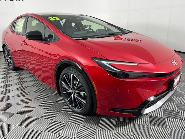 Supersonic Red 2027 Toyota Prius Hatchback Front-Wheel Drive Continuously Variable Transmission