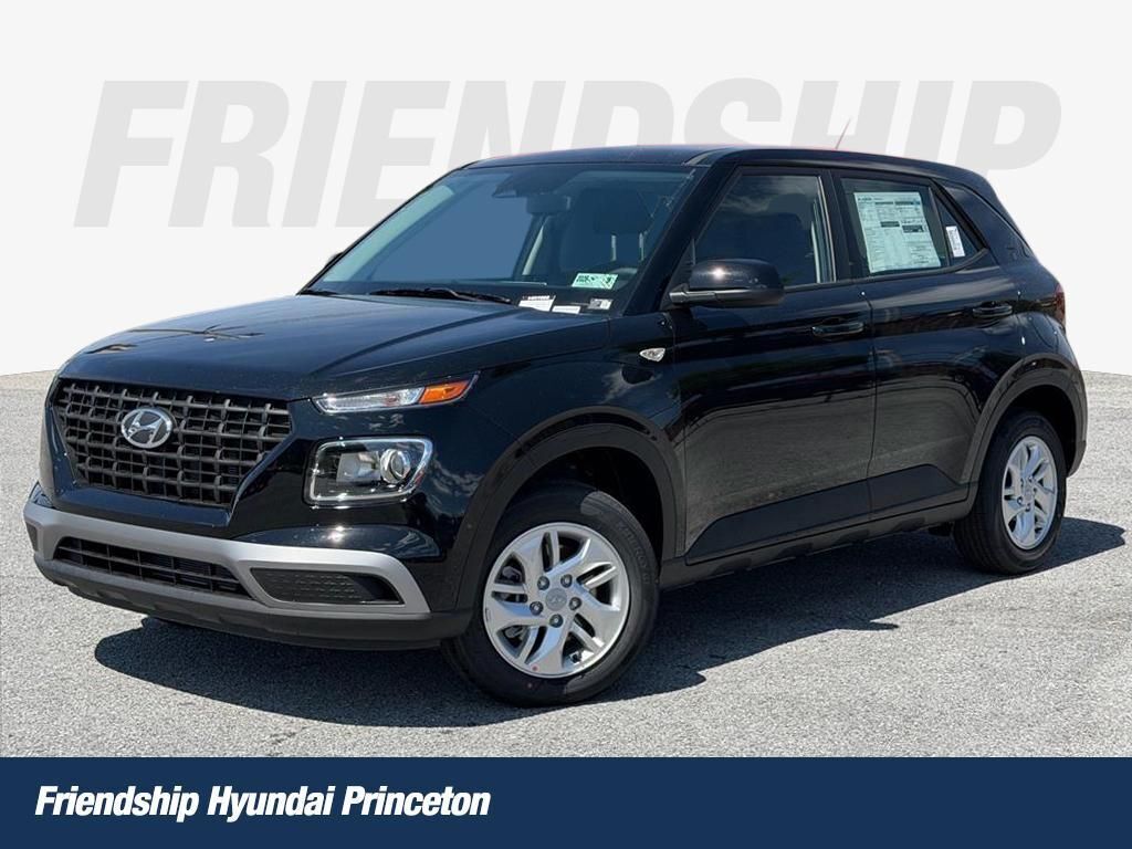 Onyx Black 2026 Hyundai Venue SUV / Crossover Front-Wheel Drive Continuously Variable Transmission