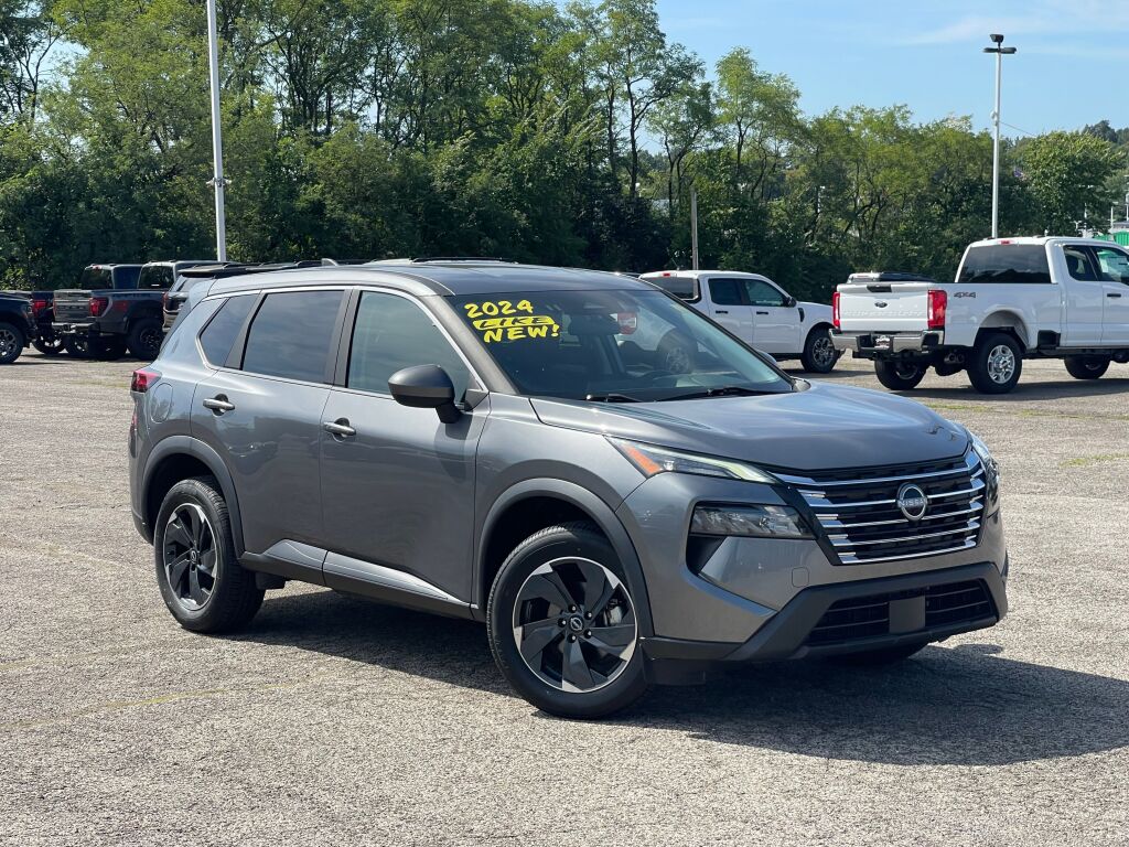 Gray (Gun Metallic) 2024 Nissan Rogue SUV / Crossover All-Wheel Drive Continuously Variable Transmission