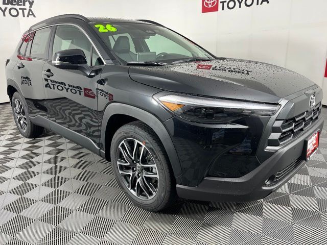 Jet Black 2026 Toyota Corolla Cross SUV / Crossover All-Wheel Drive Continuously Variable Transmission
