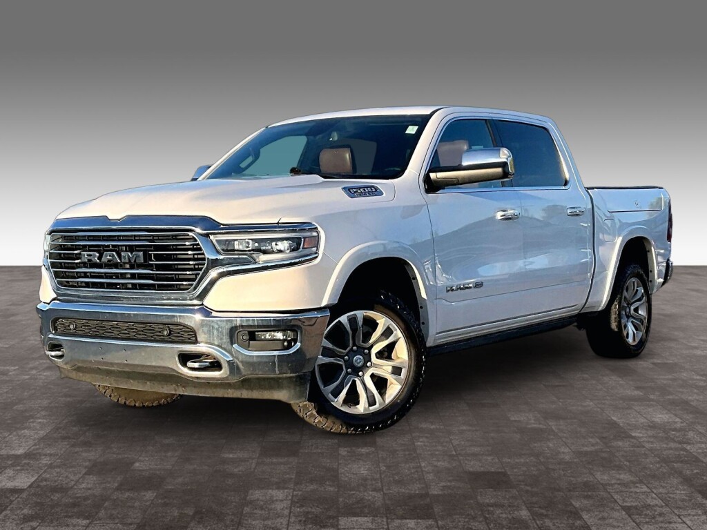 White 2019 RAM 1500 Pickup Truck Four-Wheel Drive Automatic