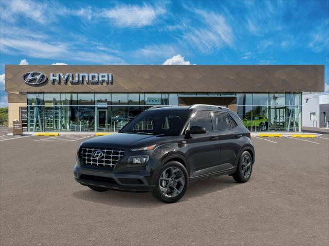 Onyx Black 2026 Hyundai Venue SUV / Crossover Front-Wheel Drive Continuously Variable Transmission