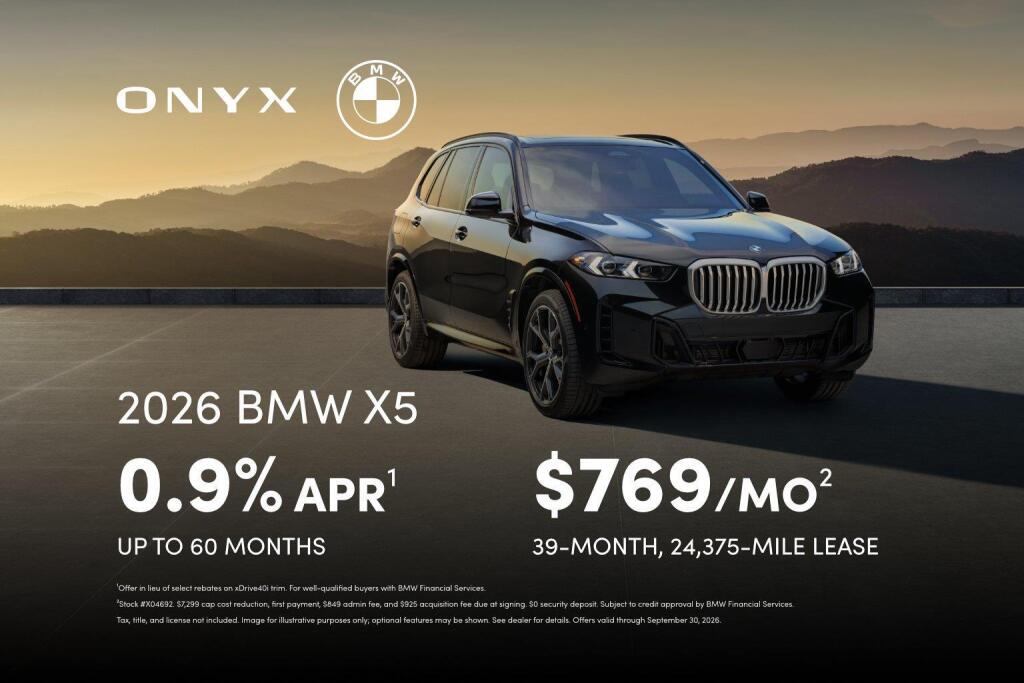 Mineral White Metallic 2026 BMW X5 SUV / Crossover All-Wheel Drive Automatic