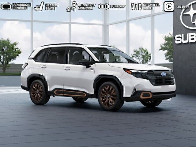 CRYSTAL WHITE PEARL 2026 Subaru Forester Hybrid SUV / Crossover All-Wheel Drive Continuously Variable Transmission