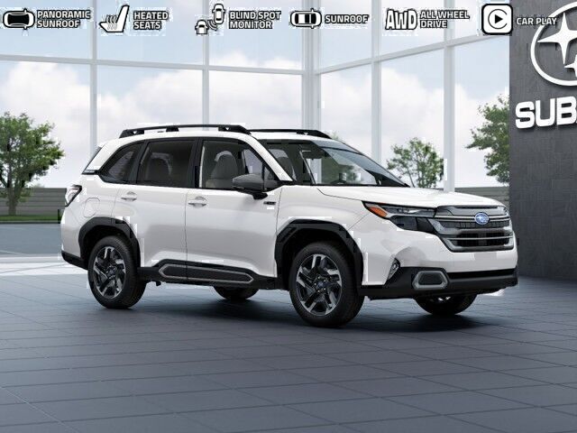 CRYSTAL WHITE PEARL 2026 Subaru Forester Hybrid SUV / Crossover All-Wheel Drive Continuously Variable Transmission