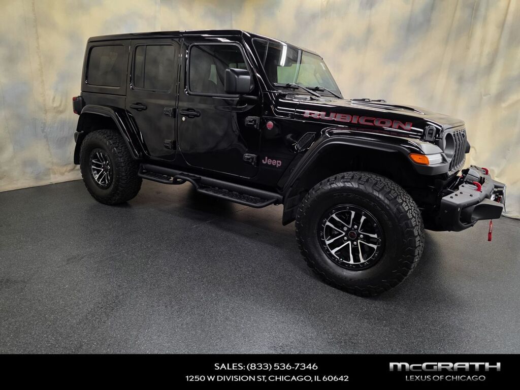 Black Clearcoat 2024 Jeep Wrangler SUV / Crossover Four-Wheel Drive 