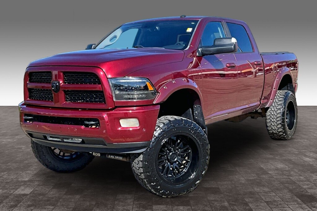Red 2016 RAM 3500 Pickup Truck Four-Wheel Drive Automatic