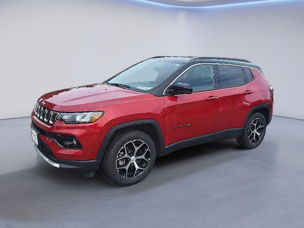 Red Hot Pearlcoat 2024 Jeep Compass SUV / Crossover Four-Wheel Drive 8-Speed Automatic