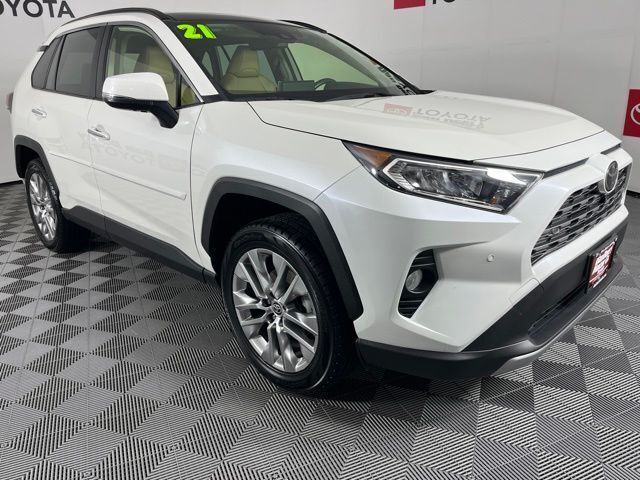 White (Blizzard Pearl) 2021 Toyota RAV4 SUV / Crossover All-Wheel Drive 8-Speed Automatic