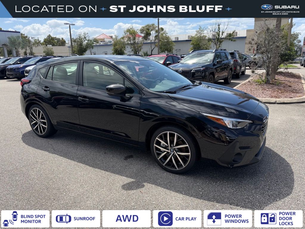 CRYSTAL BLACK SILICA 2026 Subaru Impreza Wagon All-Wheel Drive Continuously Variable Transmission