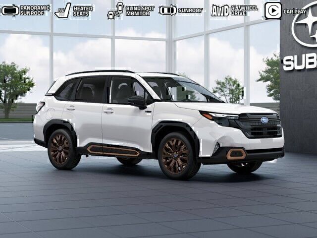 CRYSTAL WHITE PEARL 2026 Subaru Forester Hybrid SUV / Crossover All-Wheel Drive Continuously Variable Transmission