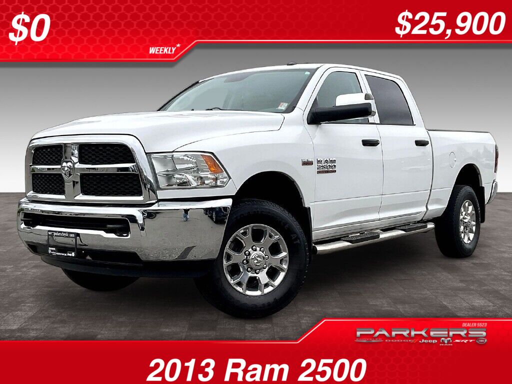 Bright White 2013 RAM 2500 Pickup Truck 6-Speed Automatic