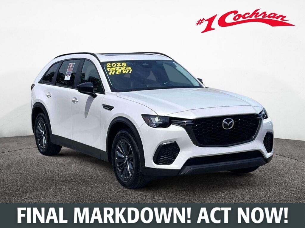 Rhodium White Premium 2025 Mazda CX-70 SUV / Crossover All-Wheel Drive 8-Speed Automatic