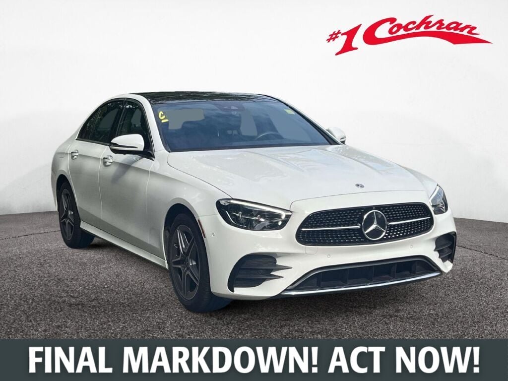 Polar White 2023 Mercedes-Benz E-Class Sedan All-Wheel Drive 9-Speed Automatic