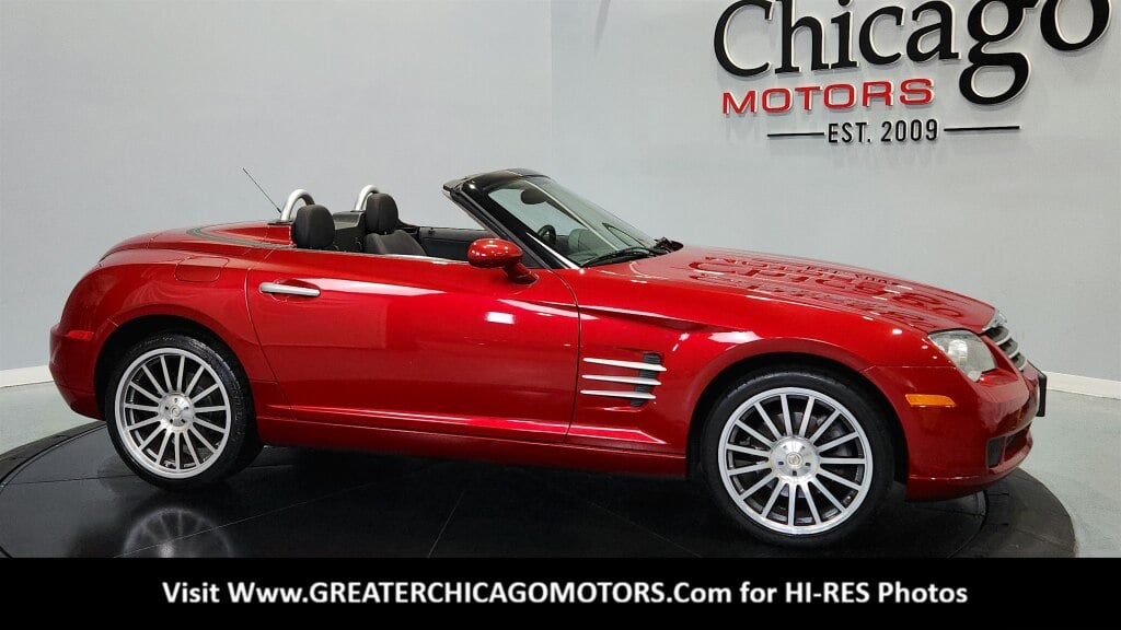 Blaze Red Crystal Pearlcoat 2006 Chrysler Crossfire Convertible Rear-Wheel Drive 6-Speed Manual