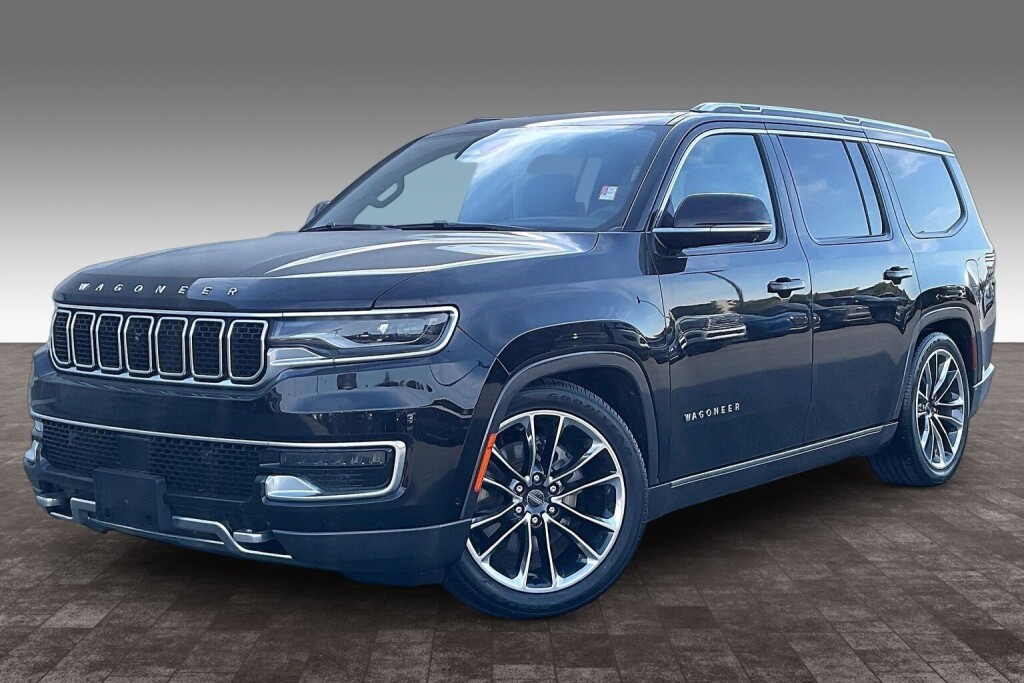 Black 2022 Jeep Wagoneer SUV / Crossover Four-Wheel Drive Automatic