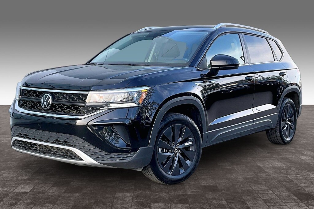 Black 2024 Volkswagen Taos SUV / Crossover Automatic