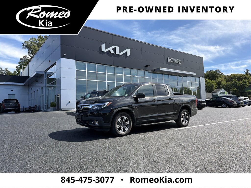 Crystal Black Pearl 2018 Honda Ridgeline Pickup Truck All-Wheel Drive 6-Speed Automatic Overdrive