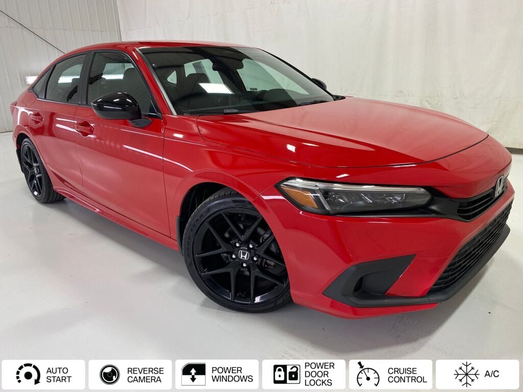 2024 Honda Civic Sport Rallye Red at South Hills Kia