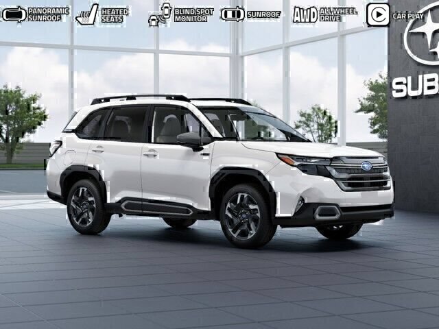 CRYSTAL WHITE PEARL 2026 Subaru Forester Hybrid SUV / Crossover All-Wheel Drive Continuously Variable Transmission