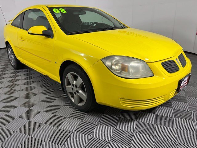 Competition Yellow 2008 Pontiac G5 Coupe Front-Wheel Drive 4-Speed Automatic Overdrive