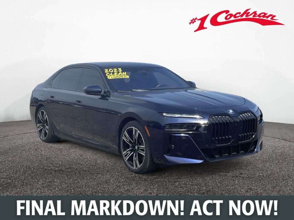 Tanzanite Blue II Metallic 2023 BMW i7 Sedan All-Wheel Drive 1-Speed Automatic