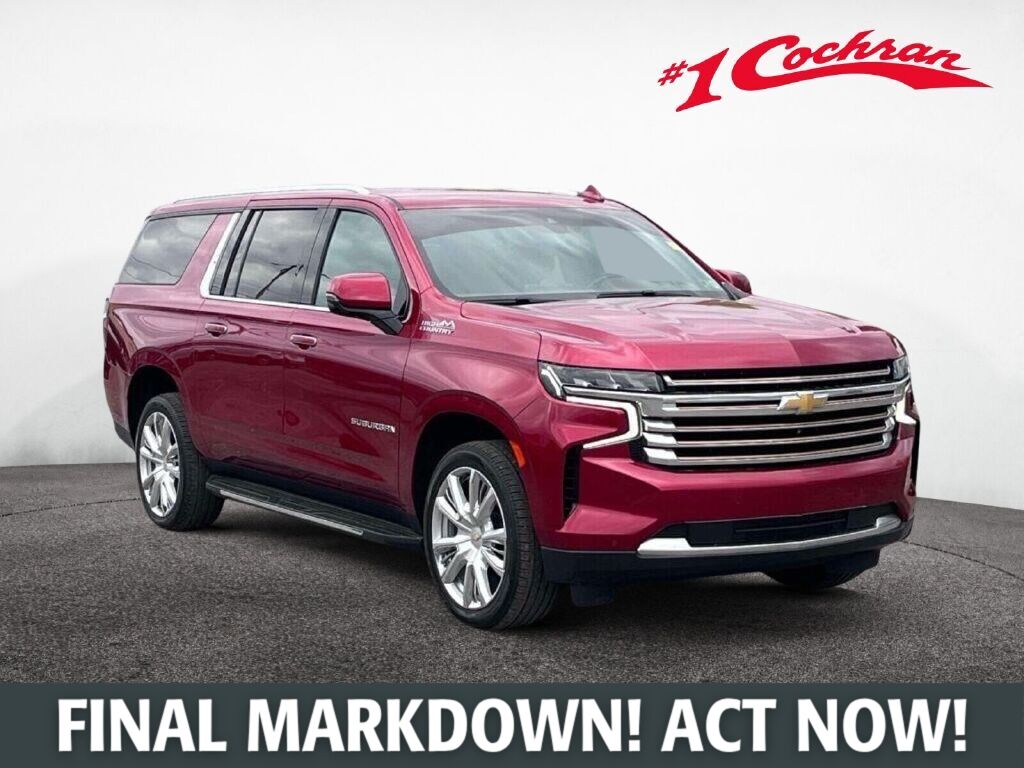Cherry Red Tintcoat 2021 Chevrolet Suburban SUV / Crossover Four-Wheel Drive Automatic