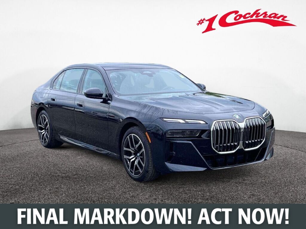 BLK/Black 2025 BMW 7 Series Sedan All-Wheel Drive 8-Speed Automatic