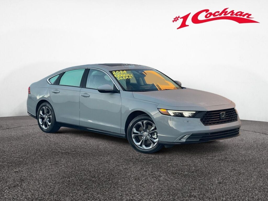Urban Gray Pearl 2024 Honda Accord Hybrid Sedan Front-Wheel Drive Continuously Variable Transmission