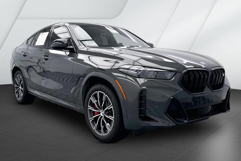 Gray (Dravit Grey Metallic) 2025 BMW X6 SUV / Crossover All-Wheel Drive Automatic
