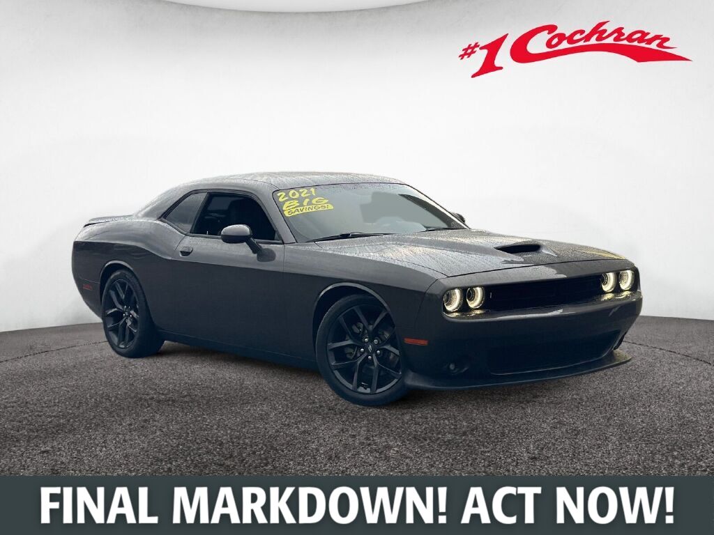 Gray (Granite Pearlcoat) 2021 Dodge Challenger Coupe Rear-Wheel Drive 8-Speed Automatic
