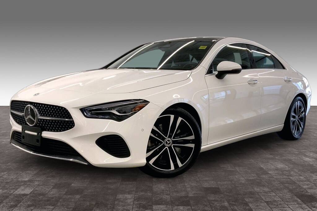 White 2026 Mercedes-Benz CLA Coupe All-Wheel Drive Automatic